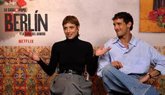Foto: Los protagonistas de Berlín y la dama del armiño prometen una temporada "más cañera" y con "un puntito más oscuro"