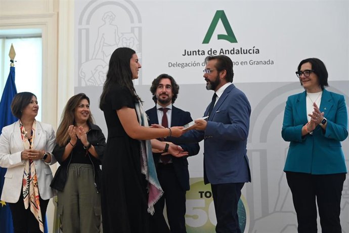 El delegado del Gobierno andaluz en Granada, Antonio Granados, en el acto.