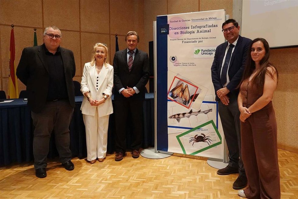 Presentación del proyecto 'Disecciones infografiadas en Biología Animal' de la UMA.
