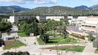 Herida leve una estudiante de la UIB al caerle encima una ventana de cristal en una clase