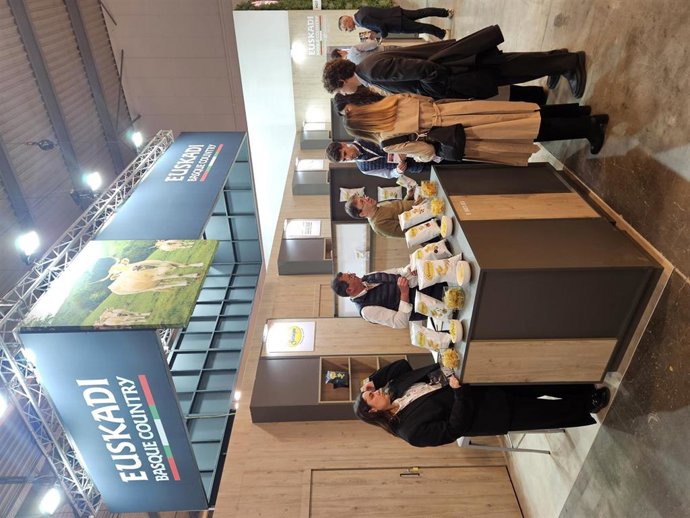 Stand de Euskadi  en la feria 'Tuttofood'