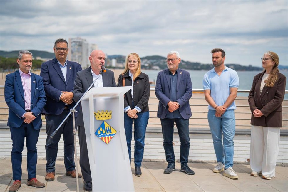El delegado del Gobierno en Catalunya, Carlos Prieto, en Platja d'Aro (Girona)