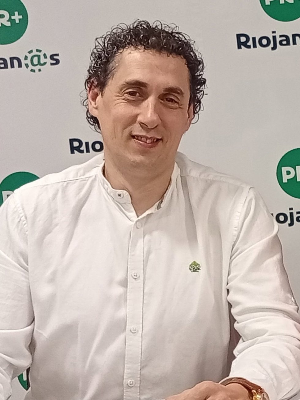 El secretario general del PR+ Riojano, Iván Herrero