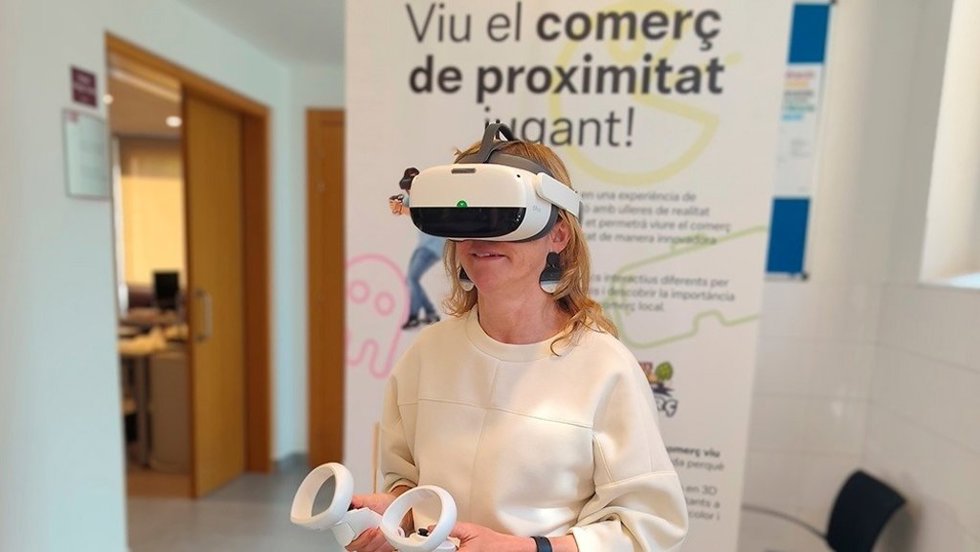 Experiencia inmersiva de la Diputación de Barcelona en apoyo al comercio de proximidad