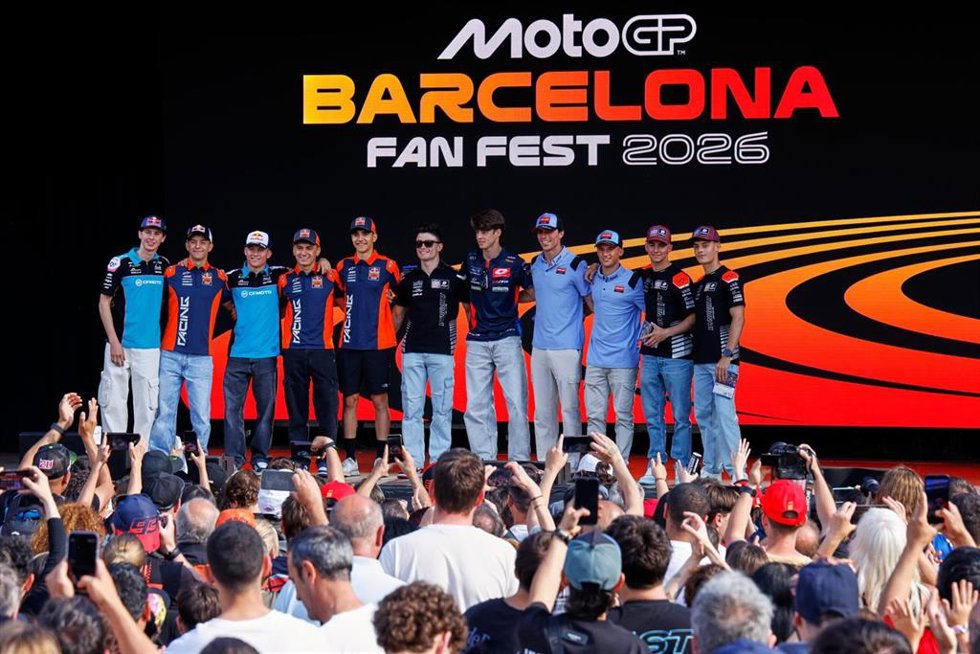 Imagen del 'MotoGP Fan Fest' en Barcelona