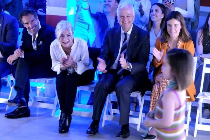 La consejera de Cultura y Deporte, Patricia del Pozo,en la Casa Ronald McDonald de Sevilla, en un acto conmemorativo del Día del Niño Hospitalizado.