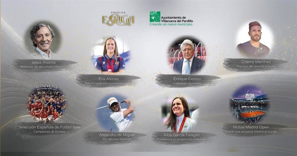 El Auditorio Sebastián Cestero de la localidad madrileña de Villanueva del Pardillo acoge este jueves la segunda edición de los Premios Espiga del Deporte.