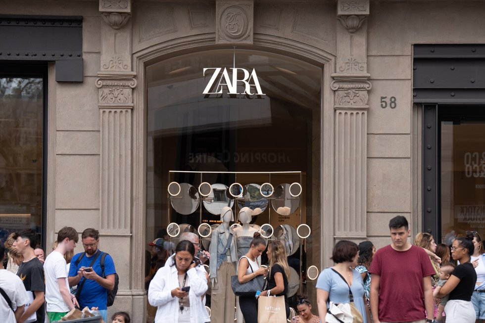 Una tienda de la franquicia Zara en Barcelona