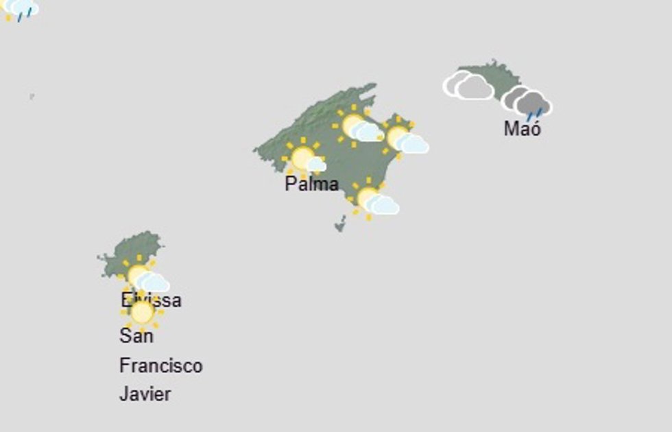 El tiempo hoy, jueves 14 de mayo, en Baleares.