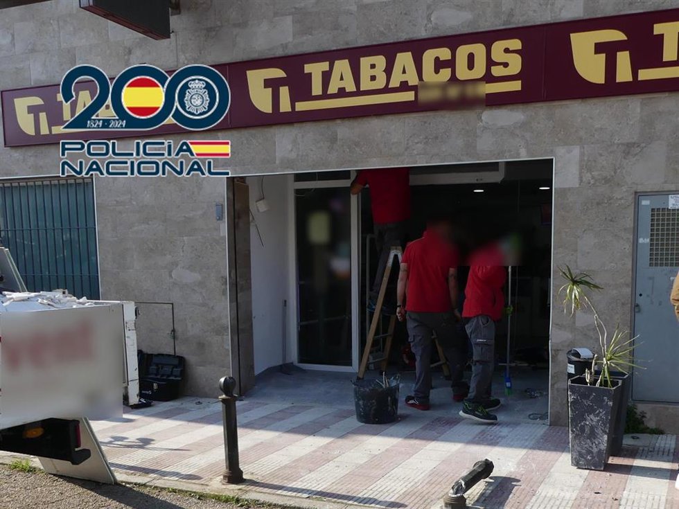 Imagen del lugar de los hechos facilitada por la Policía Nacional