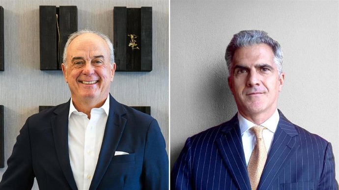 Álvaro Mengotti, CEO del Grupo MDS en España; y Adrián Larrondo, nuevo Global Marine Director de la correduía de seguros.