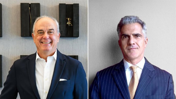 Álvaro Mengotti, CEO del Grupo MDS en España; y Adrián Larrondo, nuevo Global Marine Director de la correduía de seguros.
