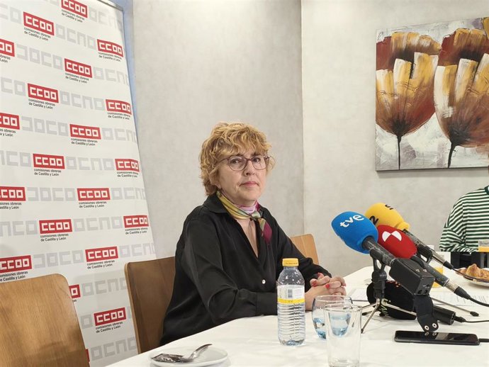 La secretaria general de CCOO Castilla y León, Ana Fernández de los Muros.