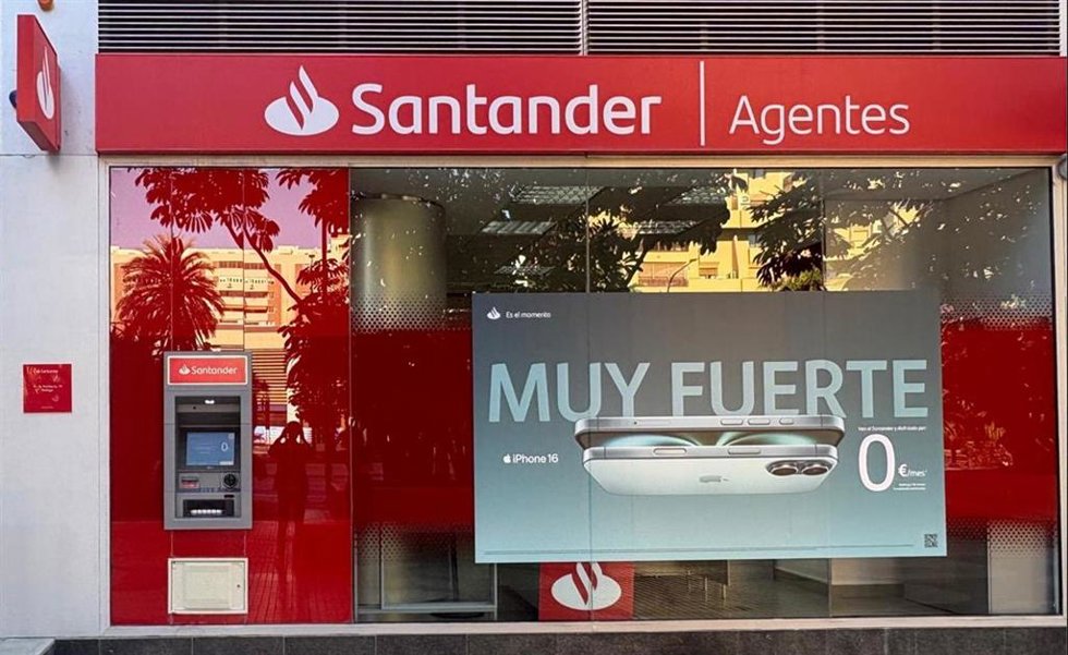 Imagen de archivo de una sucursal de Santander Agentes.
