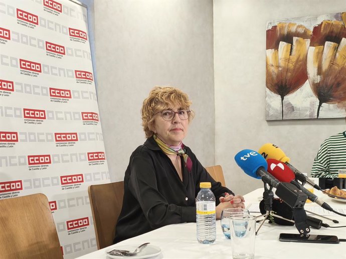 La secretaria general de CCOO Castilla y León, Ana Fernández de los Muros.