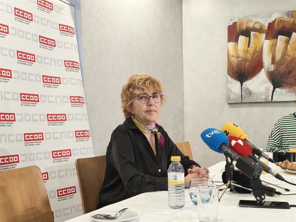 La secretaria general de CCOO Castilla y León, Ana Fernández de los Muros.