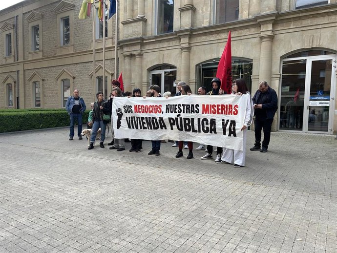 Concentración frente al Palacio de Justicia