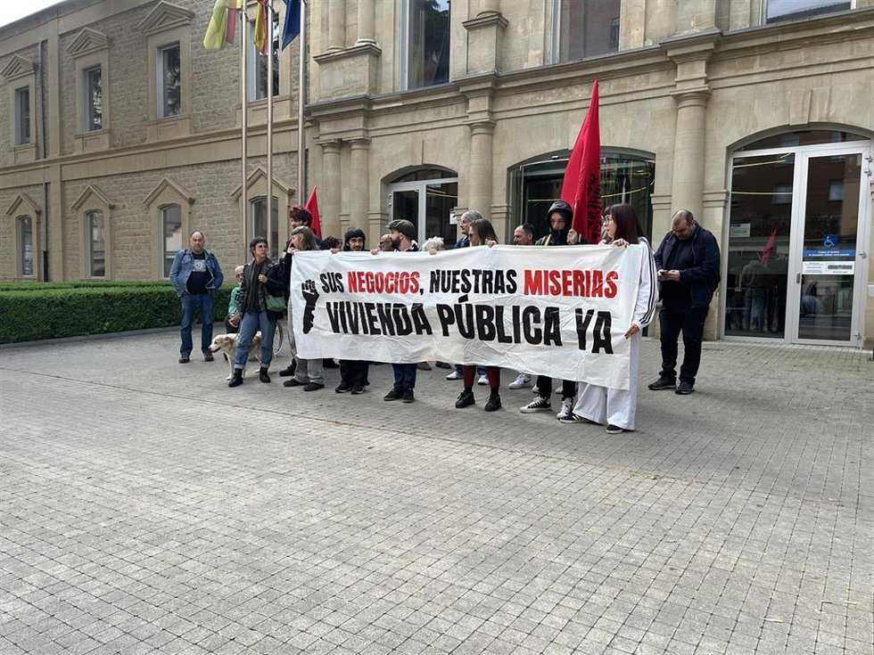 Concentración frente al Palacio de Justicia