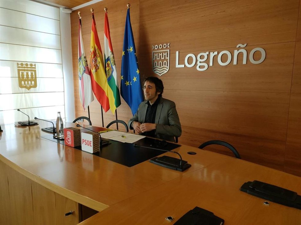 El concejal del PSOE en el Ayuntamiento de Logroño, Álvaro Foncea