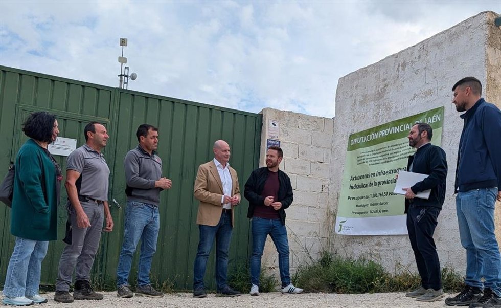 Visita a infraestructuras hidráulicas en Bedmar.