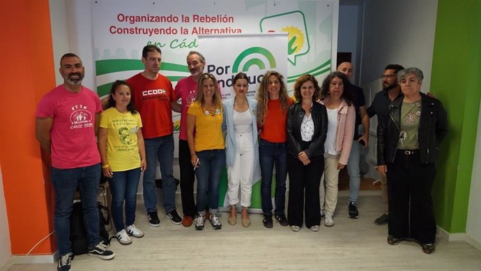 Sira Rego con representantes del sector educativo de Infantil.