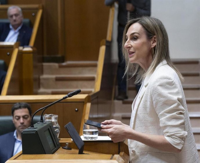La consejera de Gobernanza, Administración Digital y Autogobierno, Maria Ubarretxena,