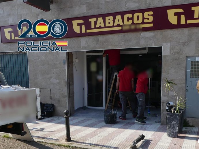 Imatge del lloc dels fets facilitada per la Policia Nacional