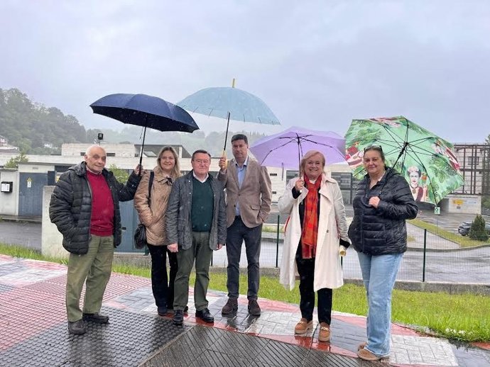 Representantes del PP, en Langreo