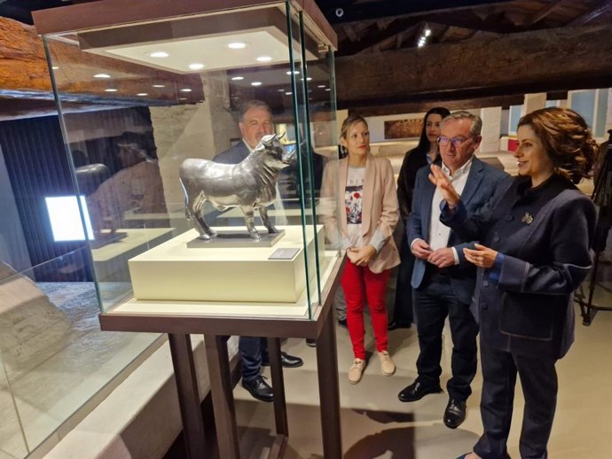 La pieza está situada en la cuarta planta del espacio expositivo, dependiente de la Diputación de Teruel, que está dedicada a la historia contemporánea de la ciudad