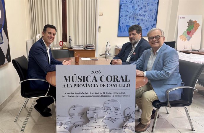 La Diputación de Castellón y la Federación de Cors de la Comunitat acercan la música coral a la provincia