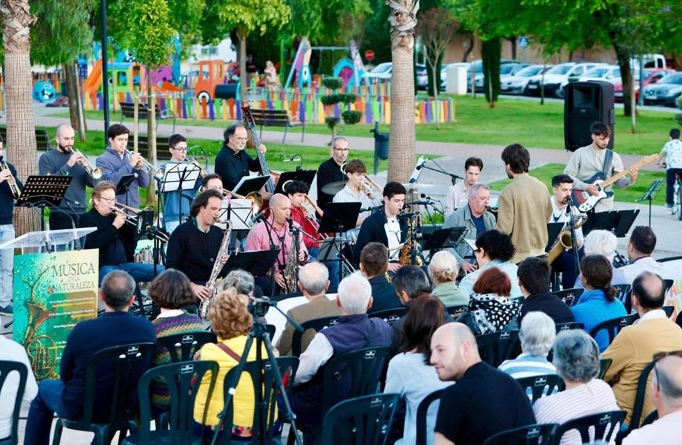 Imagen del concierto celebrado al aire libre en el Ciclo 'Música en la Naturaleza'.