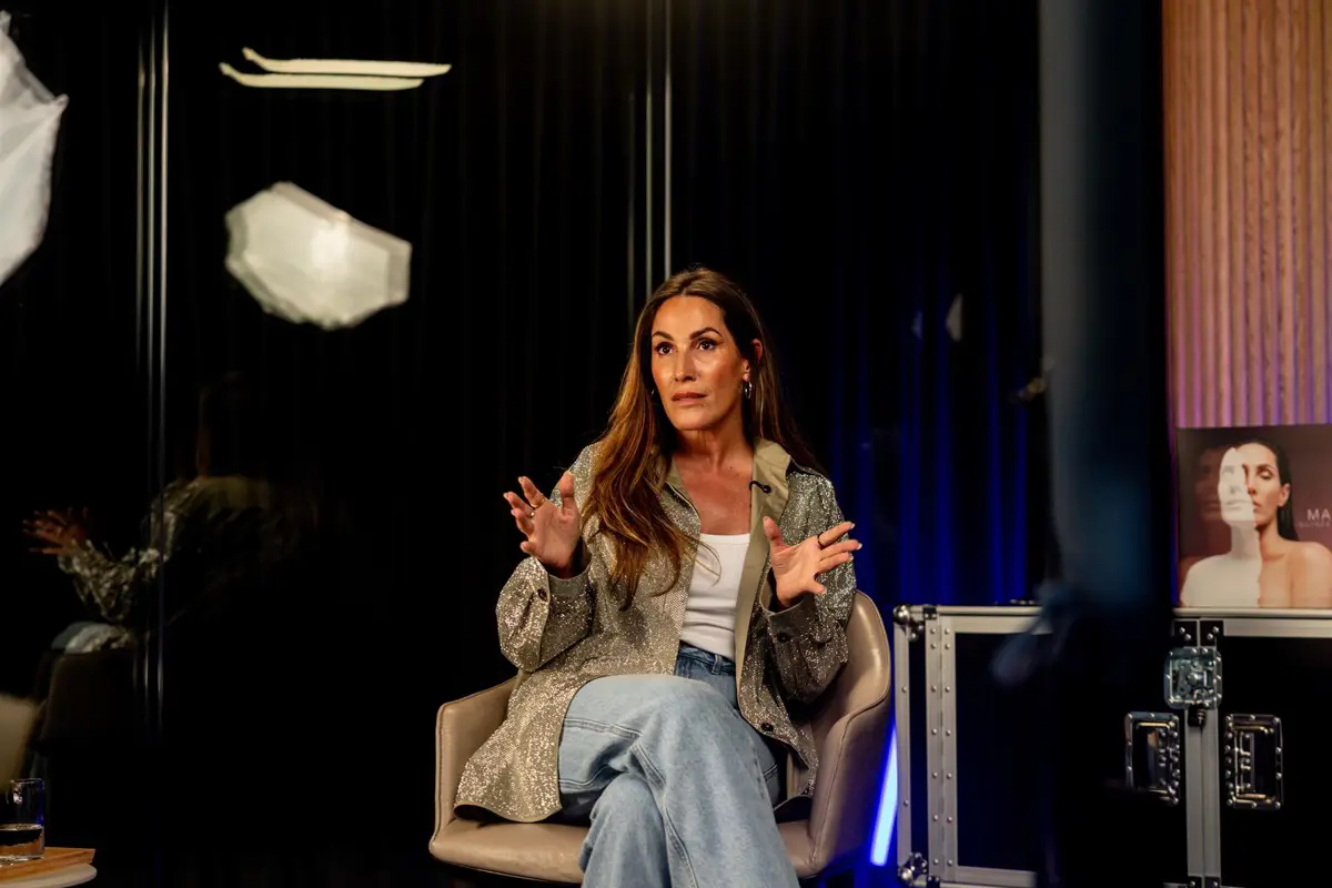 La cantante Malú durante una entrevista en Madrid