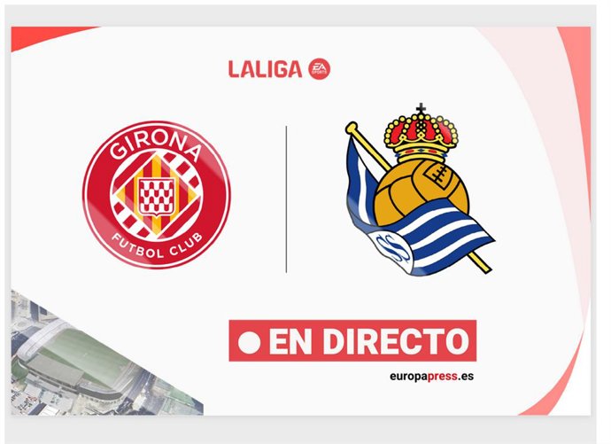 Onces Iniciales probables: Girona - Real Sociedad: resumen y estadísticas del partido de la jornada 36 de LaLiga EA Sports