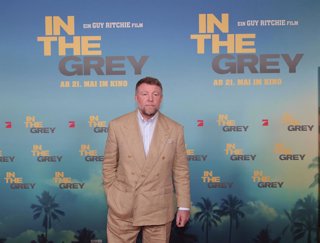 12 May 2026, Berlin: English director Guy Ritchie arrives at the Zoo Palast for a special screening of the film 'In the Grey'. Photo: Soeren Stache/dpa