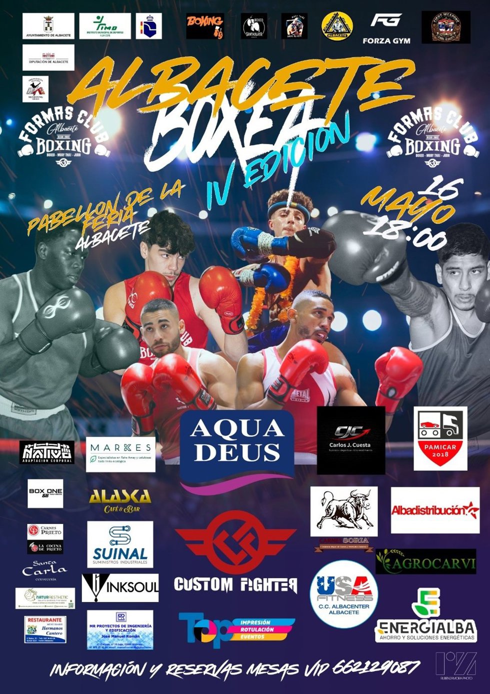 Cartel de Albacete Boxea.