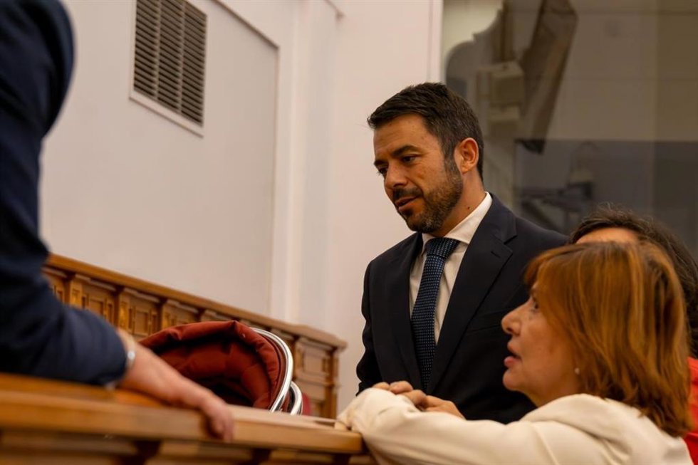 El portavoz de Vox en las Cortes de C-LM, Iván Sánchez.