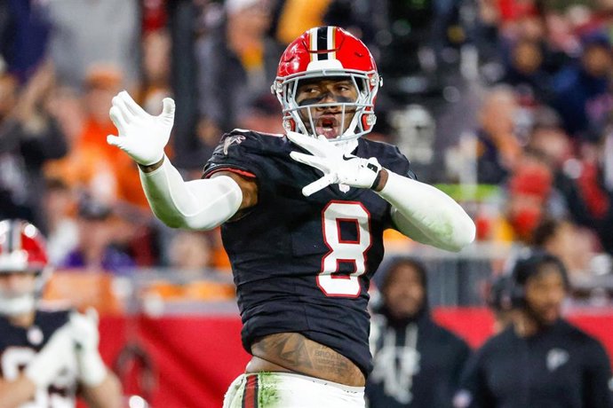 Archivo - Kyle Pitts durante un partido de los Atlenta Falcons