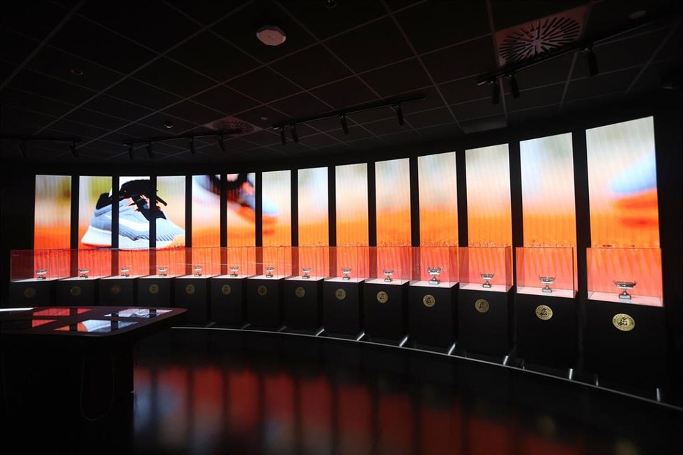 Interior del Rafa Nadal Museum, a 14 de mayo de 2026, en Manacor, Baleares (España).