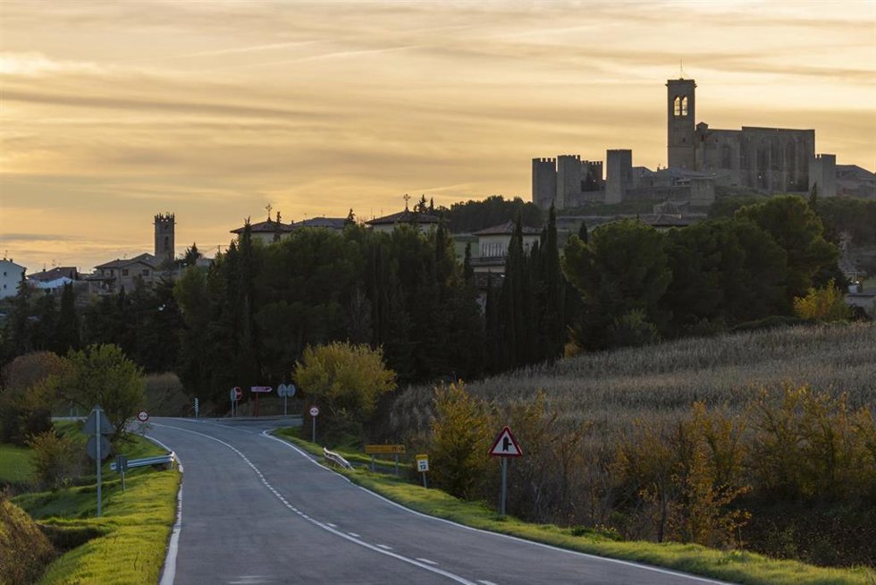 Vista de Artajona, una de las localidades incluidas en las acciones.