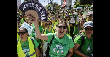 Educació xifra el seguiment de la quarta jornada de la vaga en el 20,27% amb dades de les 13.00 hores