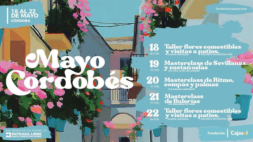 Cartel del 'Mayo Cordobés' de la Fundación Cajasol.