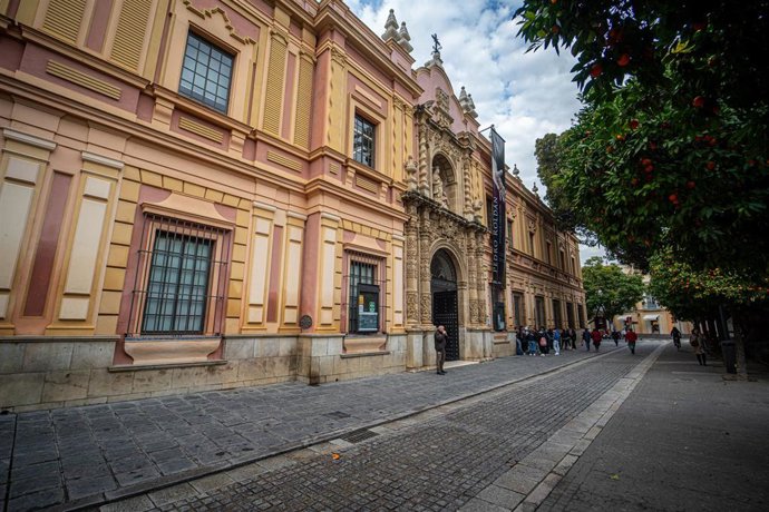 Archivo - Imagen de archivo. Entrada principal del Museo de Bellas Artes de Sevilla.