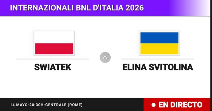 Iga Swiatek - Elina Svitolina: resumen y estadísticas del partido de Semifinal de Internazionali BNL d'Italia
