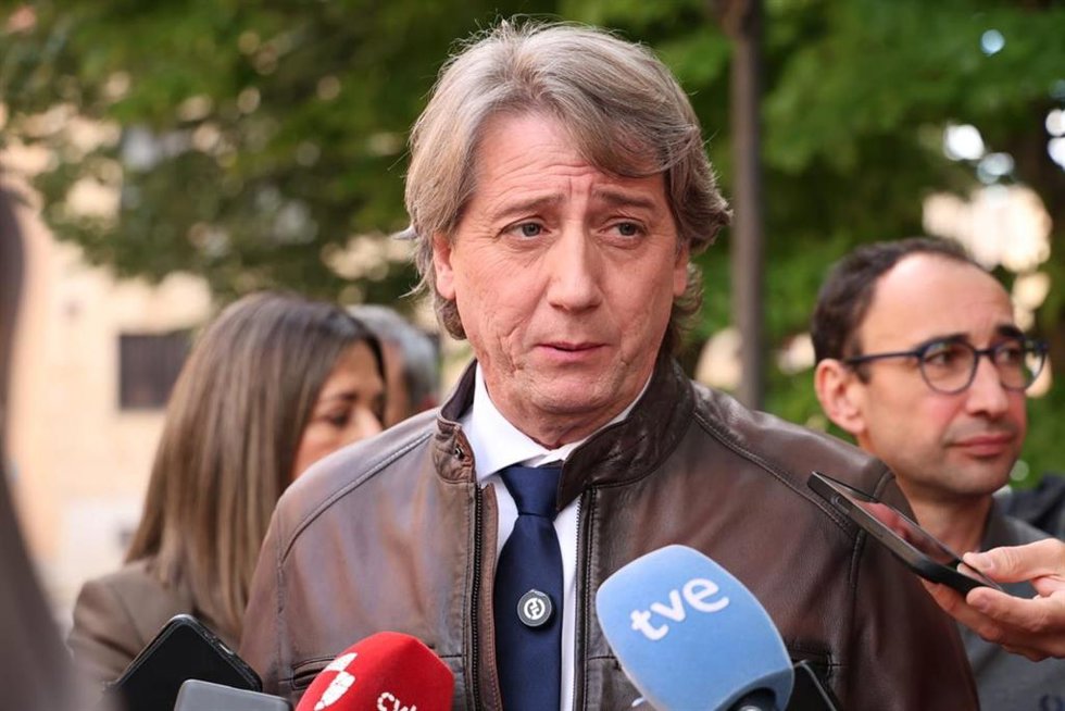 El secretario general del PSOE de Castilla y León, Carlos Martínez