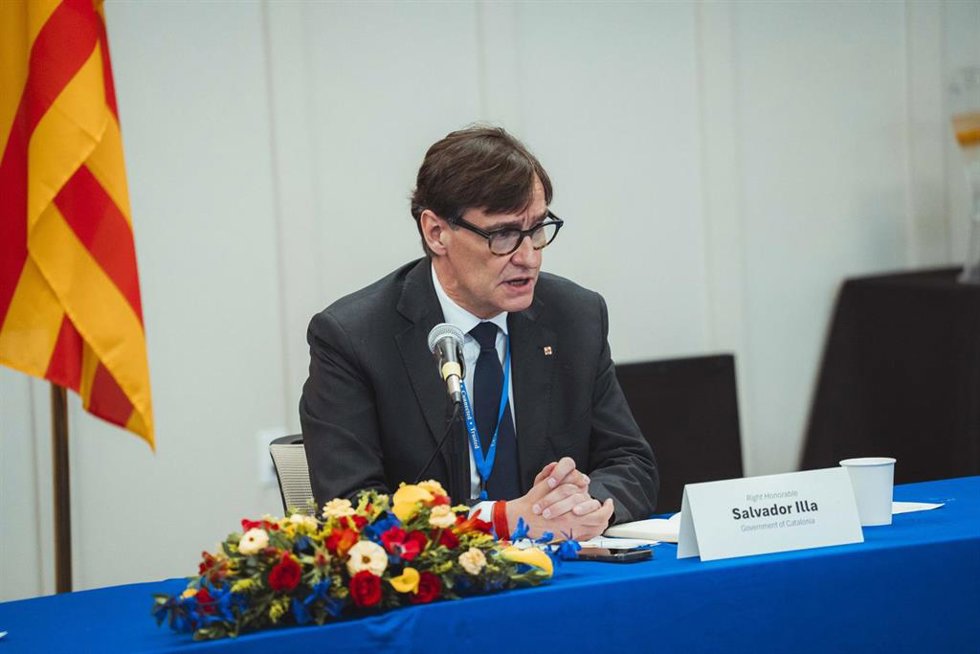 El presidente de la Generalitat, Salvador Illa, ha visitado el Institute of Water Resources de la Universidad de California y ha mantenido un encuentro con representantes del centro