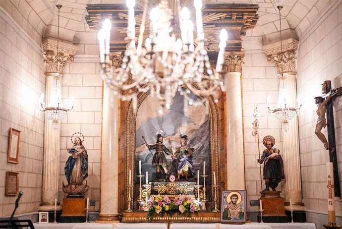 Archivo - Interior de la Capilla de la Cuadra en La Latina