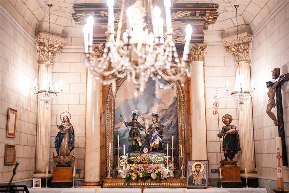 Archivo - Interior de la Capilla de la Cuadra en La Latina