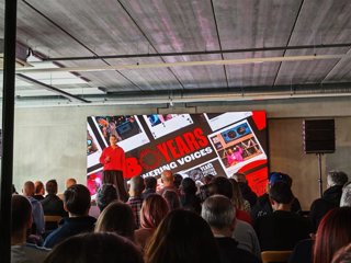 Evento de celebración del 80 aniversario de JBL en Ámsterdam (Países Bajos).
