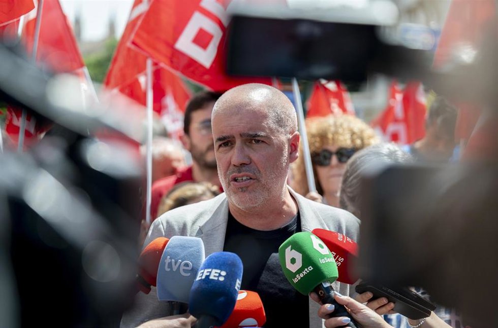 El secretario general de CCOO, Unai Sordo.