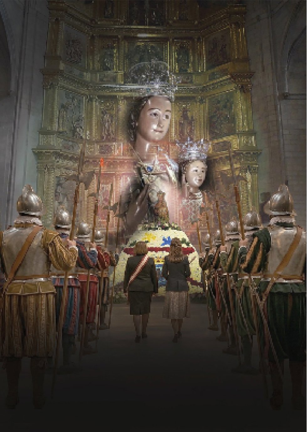 Guardias de Santiago y la Cofradía de Nuestra Señora de la Esperanza sellan su hermandad con un juramento solemne